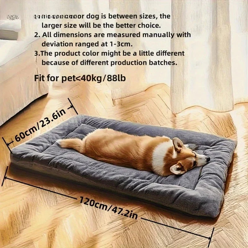 Plush Dog Bed Sofa Thickened Super Soft Polyester Mat