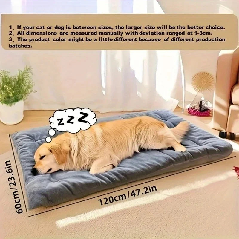 Plush Dog Bed Sofa Thickened Super Soft Polyester Mat